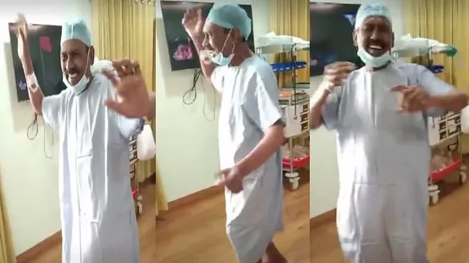 बेटी ने लीवर डोनेट कर पिता की बचाई जान: रायपुर में अस्पताल से डिस्चार्ज होने की खुशी में मरीज ने किया डांस