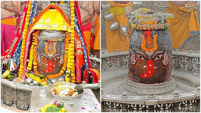 वैष्णव तिलक लगाकर श्री गणेश स्वरूप में सजे बाबा महाकाल, भस्मारती में किया ऐसा श्रृंगार