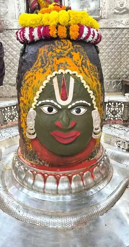 भस्म आरती में मस्तक पर वैष्णव तिलक और सर्प पहनकर सजे बाबा महाकाल, करें दर्शन