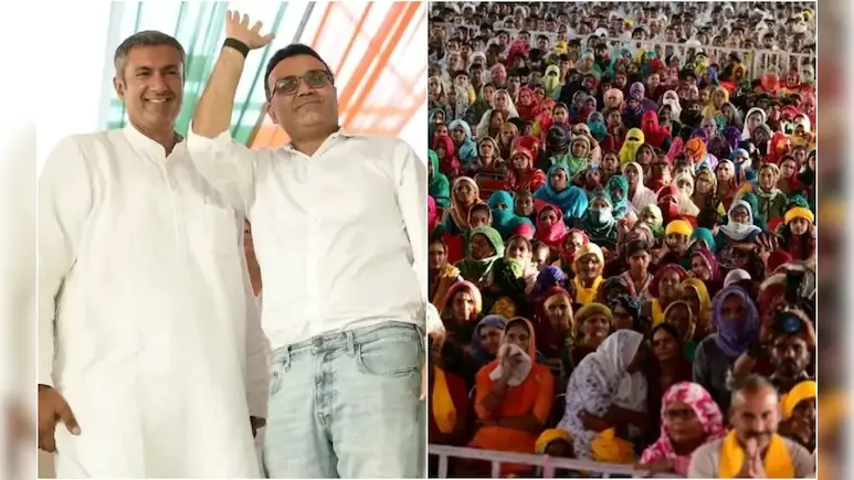 हरियाणा के चुनाव प्रचार में वीरेंद्र सहवाग की एंट्री, कांग्रेस उम्मीदवार के लिए वोट मांगते आए नजर