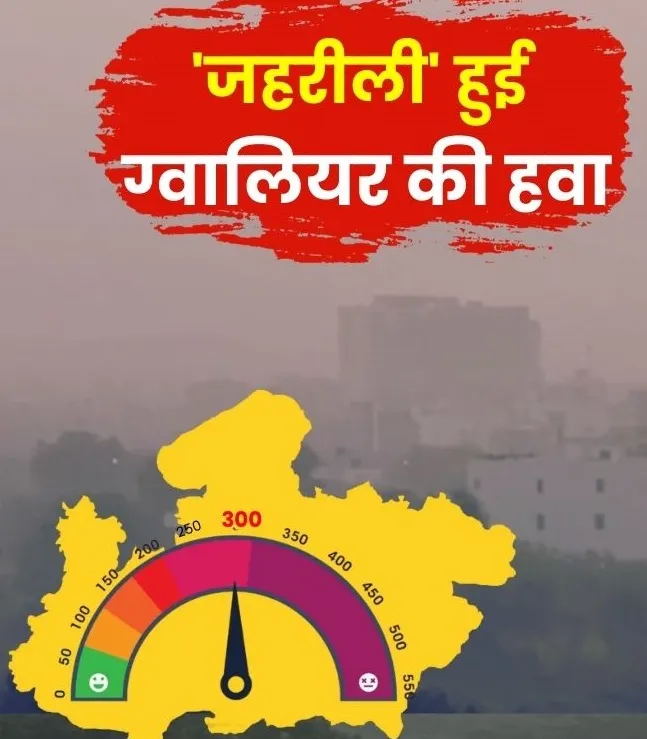 एमपी का सबसे प्रदूषित शहर ग्वालियर, भोपाल मॉडरेट कैटेगिरी में