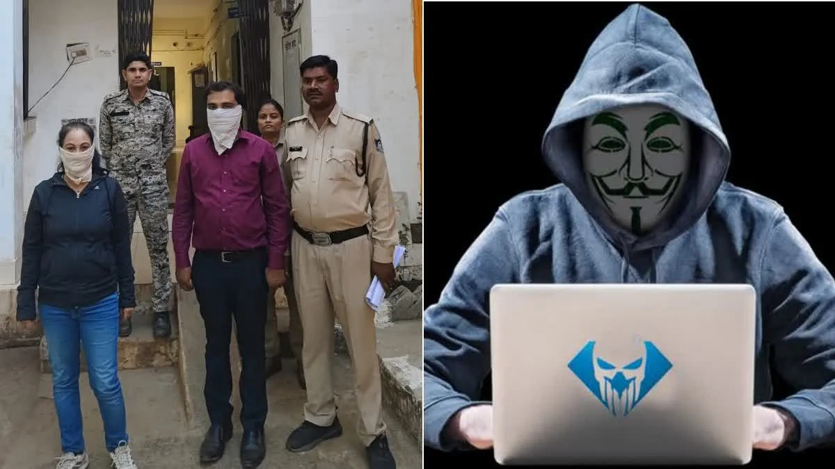 शिवपुरी पुलिस की गिरफ्त में बंटी-बबली, पति-पत्नी पर कई को लूटने का आरोप
