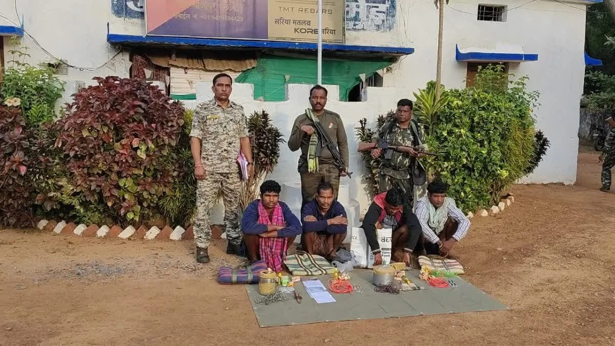 8 नक्सली गिरफ्तार, बासागुड़ा व नैमेड़ में ज्वाइंट फोर्स का एक्शन, विस्फोटक बरामद 