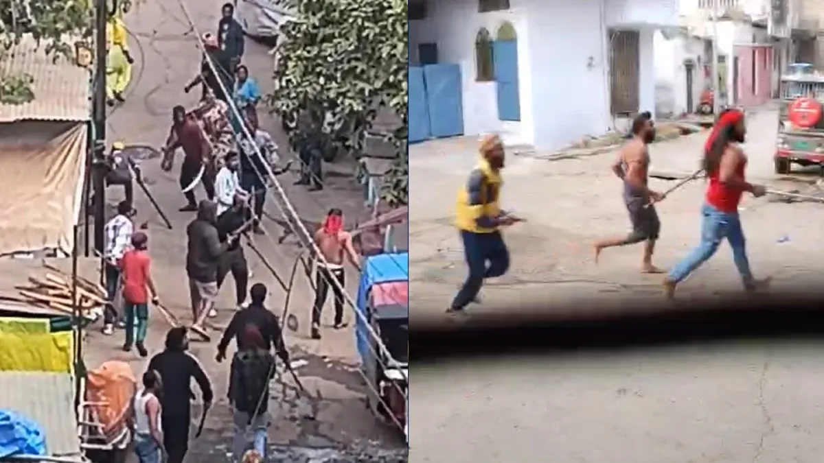 भोपाल में दो समुदायों के बीच झड़प-पथराव, लहराई गईं तलवारें, बुलानी पड़ी फोर्स