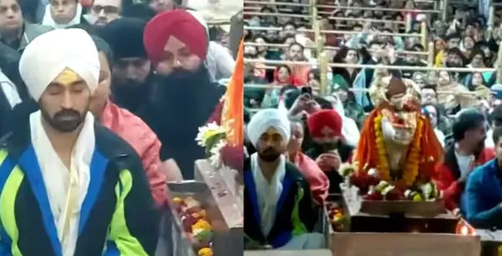 उज्जैन में महाकालेश्वर गए दिलजीत दोसांझ, माथे पर टीका लगाए महादेव की भक्ति में दिखे लीन