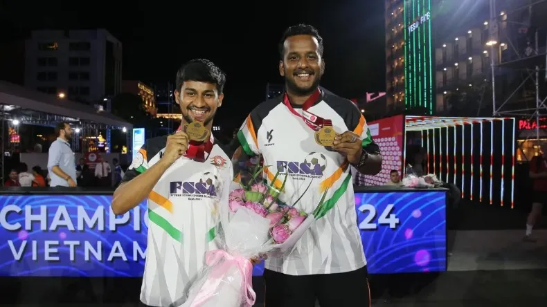 टेकबॉल वर्ल्ड चैंपियनशिप में 'भारत' के खाते में पहला मेडल, 'अनस' और 'डेक्लान' ने रच दिया इतिहास