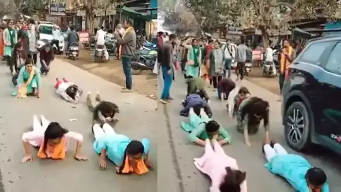 छत्तीसगढ़ में शिक्षकों की दंडवत गुहार, हजारों बीएडधारी शिक्षक कर रहे प्रदर्शन, जानें क्या है पूरा मामला