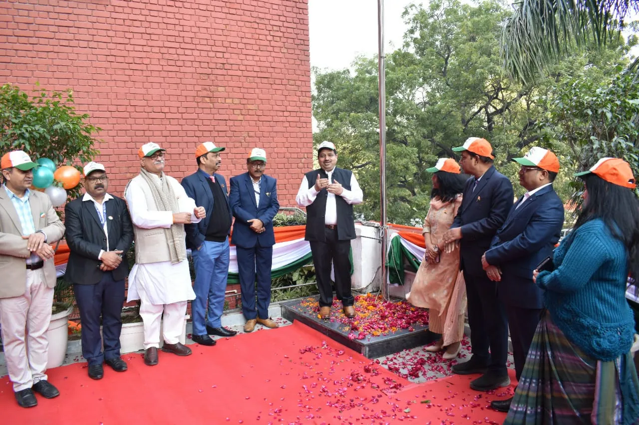 एनबीसीसी ने अपने मुख्यालय में 76वां गणतंत्र दिवस मनाया