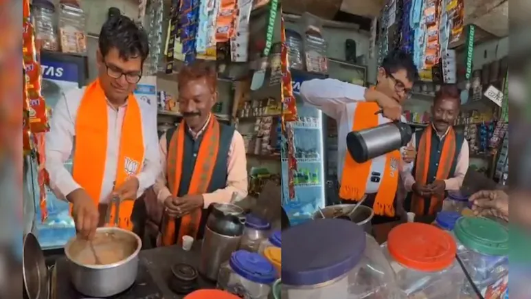 वित्त मंत्री ने बनाई अदरक वाली स्पेशल चाय, लोगों को पिलाकर मांगा आशीर्वाद
