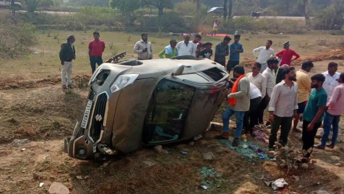 महाकुंभ जा रही कार का मैहर में एक्सीडेंट, मासूम की मौत