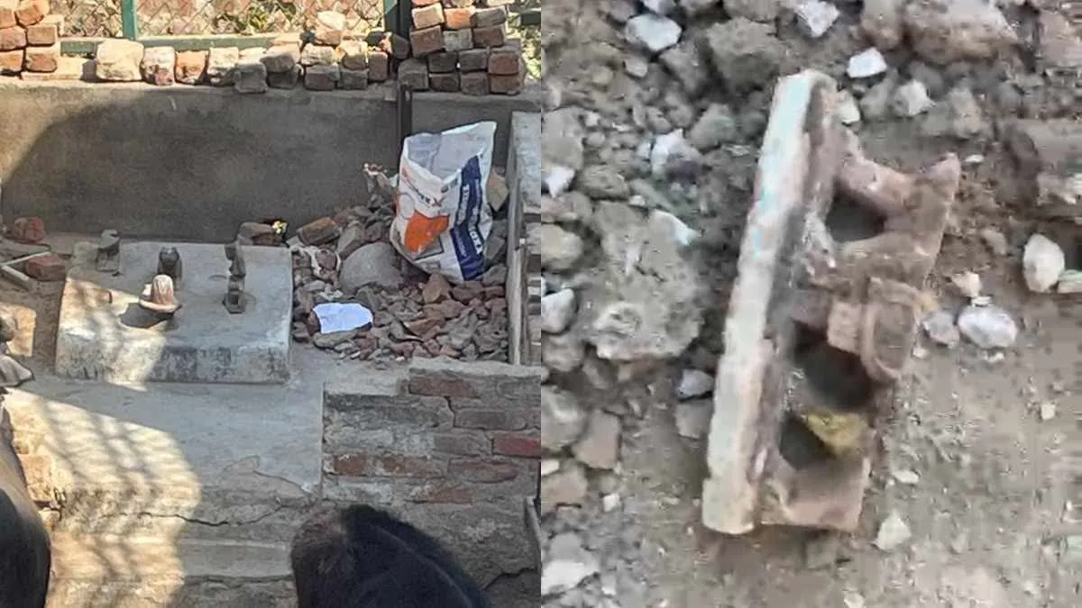 निर्माणाधीन शिव मंदिर में तोड़फोड़, भगवान को कहे अपशब्द, पुलिस ने सिखाया सबक