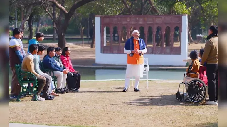 मोदी सर की क्लास : छात्रों से परीक्षा पे की चर्चा 