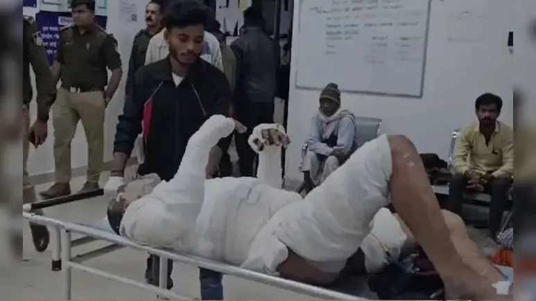 TI मुझे झूठे केस में फंसा रहे हैं... और थाना के अंदर युवक ने खुद को लगा दी आग, मचा हड़कंप