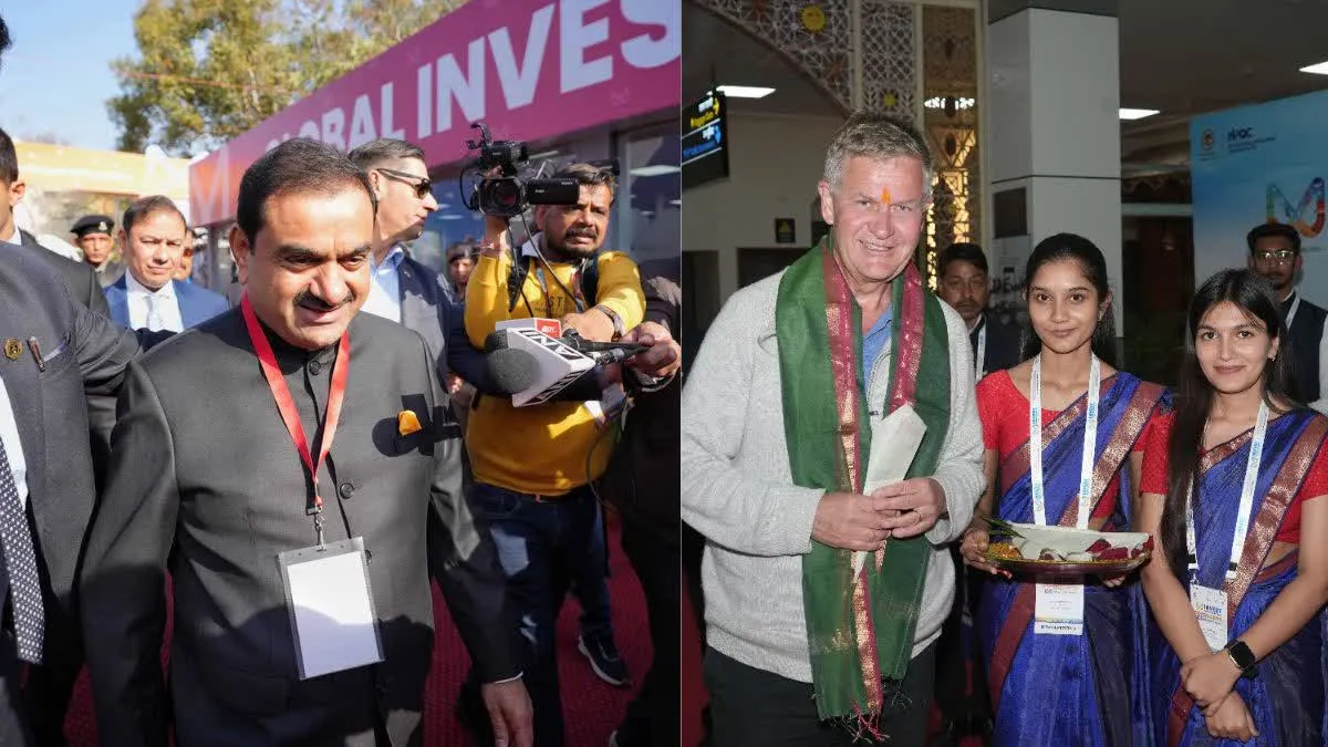 दुबई से भोपाल पहुंची इंटरनेशनल फ्लाइट, समिट में पहुंचे अडानी सहित 25 उद्योगपति