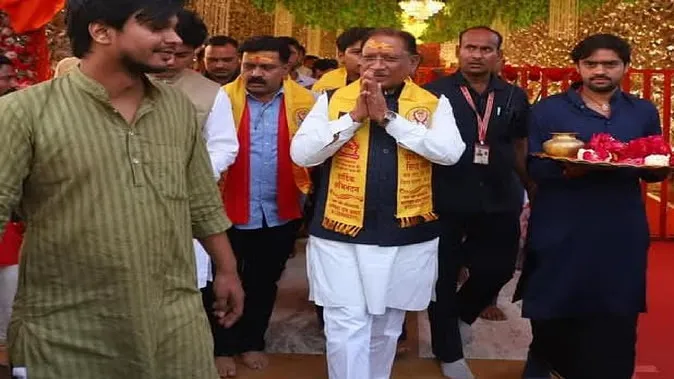 251 निर्धन कन्याओं के सामूहिक विवाह समारोह में शामिल हुए सीएम विष्णुदेव साय