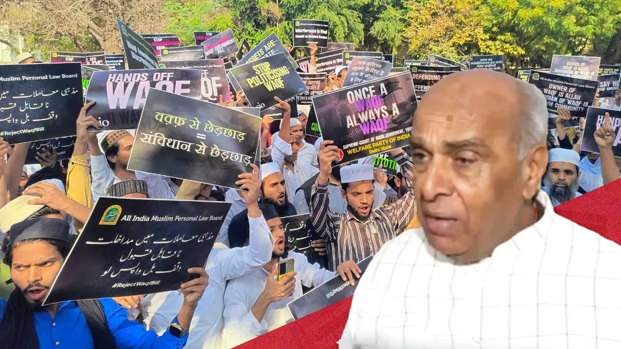 वक्फ बिल के खिलाफ प्रदर्शन से भड़के जगदंबिका पाल, बोले- 'कानून संसद में बनता है, जंतर-मंतर पर नहीं'
