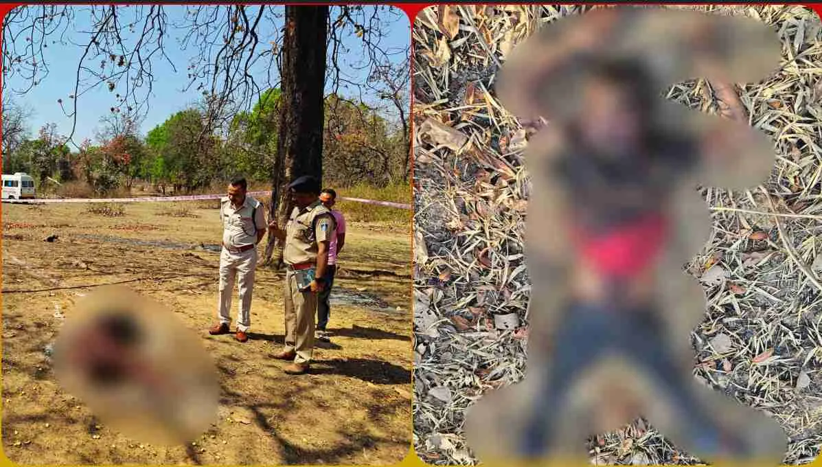 दो अलग जंगल में मिली खून से सनी लाशें, एक ही तरीके से हत्या की आशंका, एक मृतक छत्तीसगढ़ का