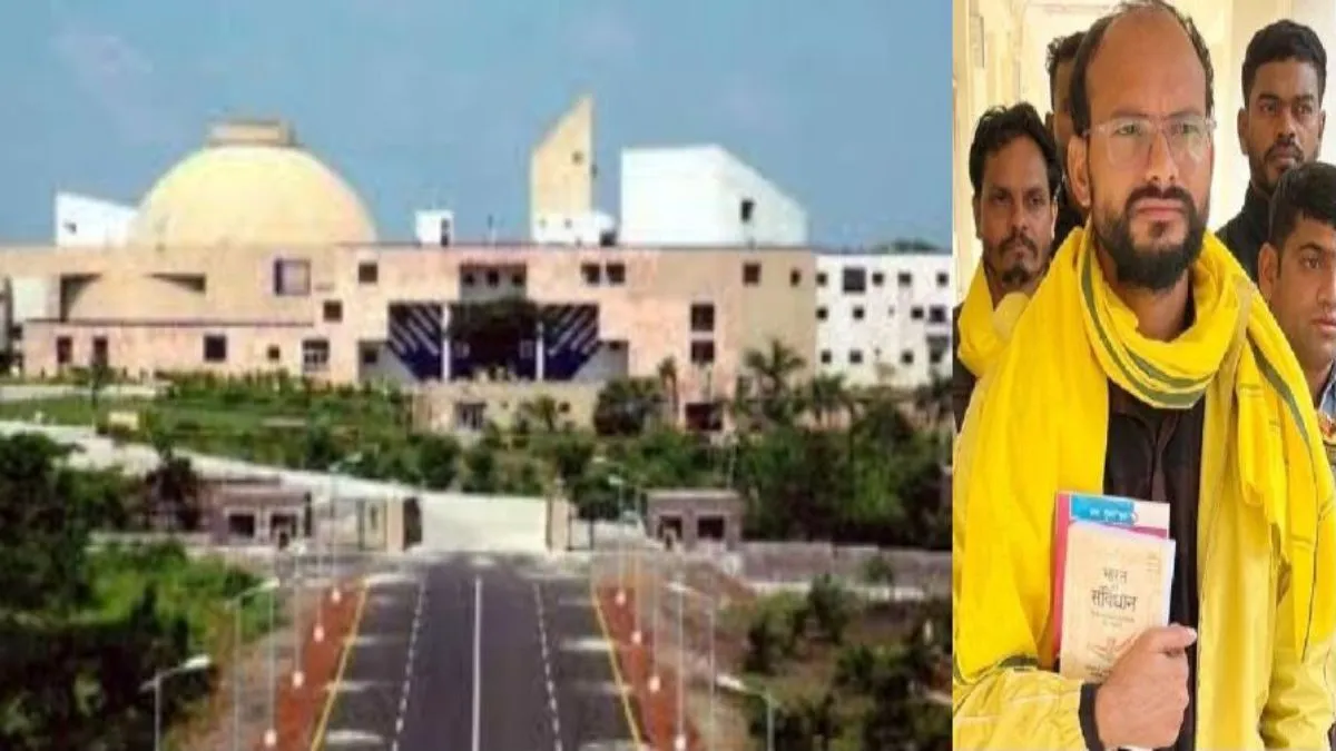 गांधी प्रतिमा के सामने आमरण अनशन पर बैठे ‘बाप’ के विधायक कमलेश्वर, दी ये चेतावनी