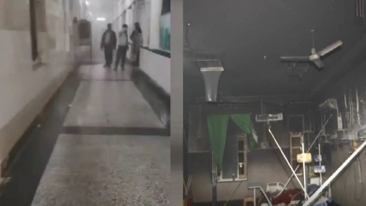 ग्वालियर के सबसे बड़े अस्पताल के लेबर यूनिट में आग, आधी रात को महिला मरीजों को किया शिफ्ट