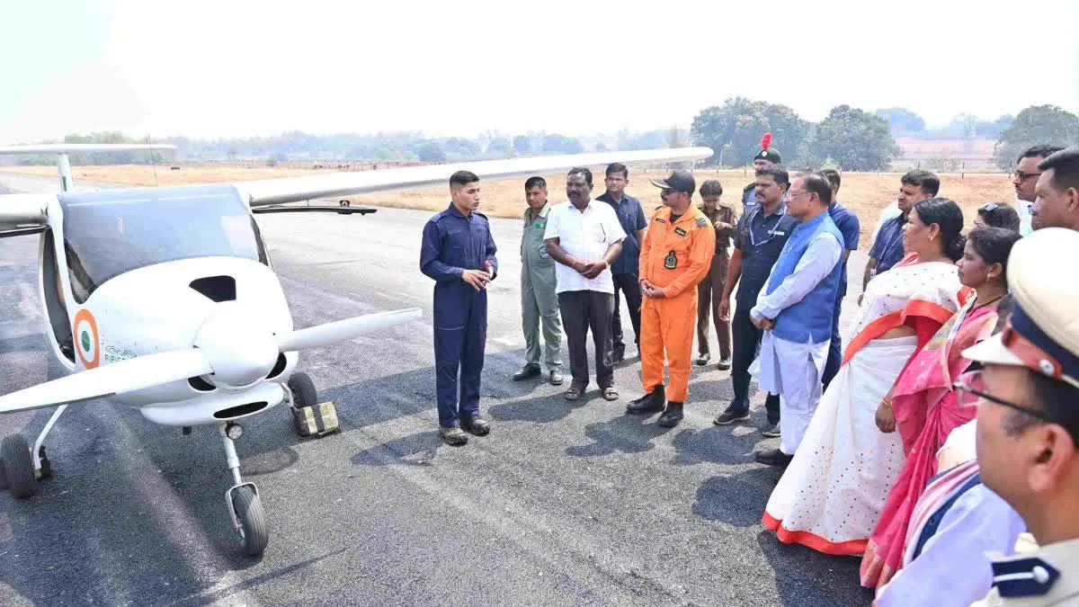 जशपुर में विमान उड़ान ट्रेनिंग सेंटर का शुभारंभ, सीएम साय ने की शुरुआत 