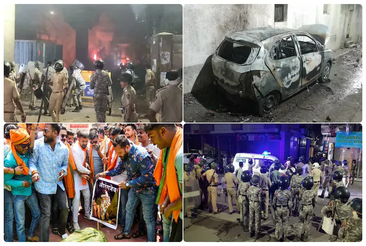 नागपुर हिंसा अपडेट : 40 से ज्यादा वाहन जलाए, पुलिसकर्मियों समेत 18 घायल, करीब 50 गिरफ्तार