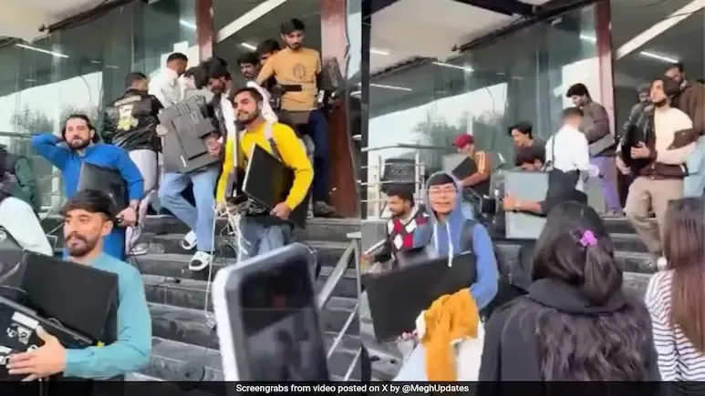 पाकिस्तान : फेक कॉल सेंटर पर पड़ा छापा तो इस्लमाबाद के लोग लूट ले गए लैपटॉप, वीडियो देखिए