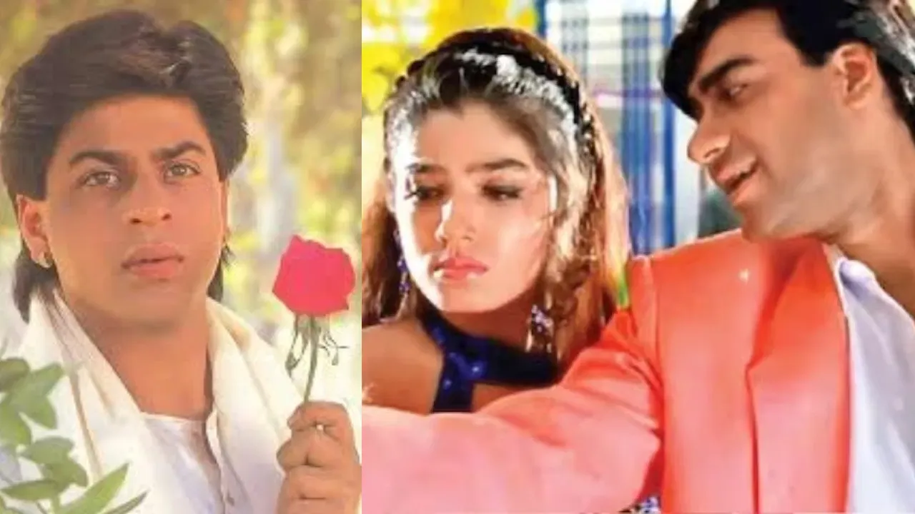रवीना टंडन की फिल्म में जब शाहरुख खान को अजय देवगन ने किया रिप्लेस, 6 गुना ज्यादा हुई कमाई