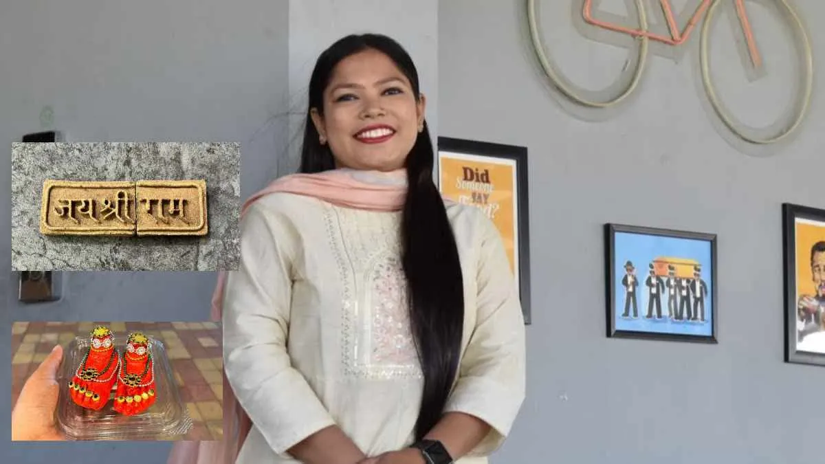 रीवा की स्टार्टअप गर्ल धूप स्टिक से विंध्य में घोल रही सुगंध, गोबर से कर रही लाखों की कमाई 