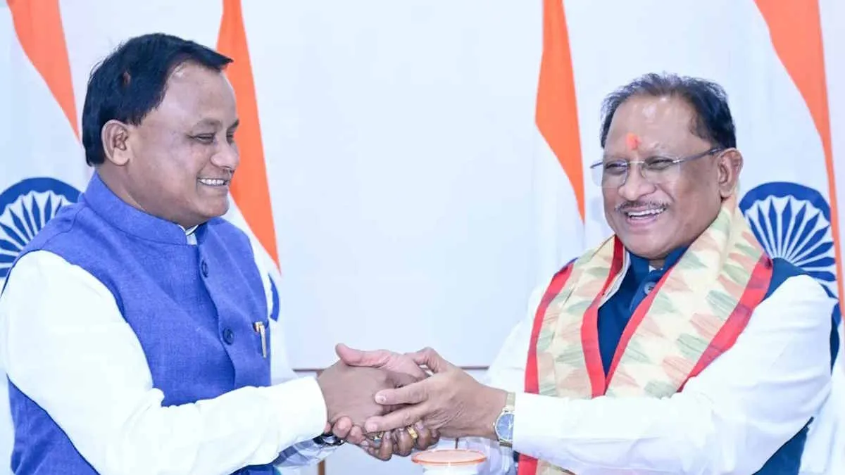 ओडिशा के मुख्यमंत्री माझी से मिले छत्तीसगढ़ के मुख्यमंत्री साय, महानदी जल विवाद पर हुई चर्चा