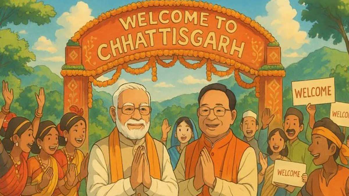 मुख्यमंत्री साय पर भी चला जादू, Ghibli ट्रेंड के जरिए किया पीएम मोदी का छत्तीसगढ़ में स्वागत…