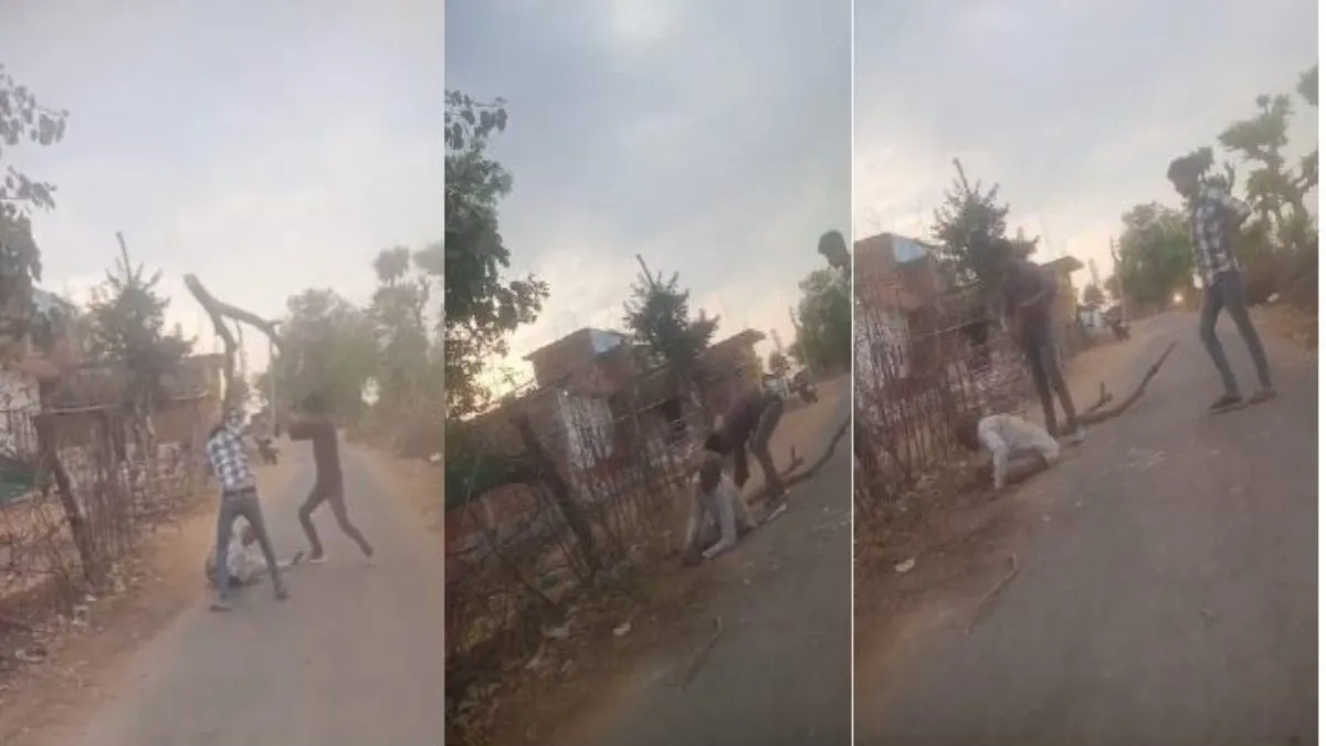 VEDIO : दो भतीजों ने बुजुर्ग चाचा की लकड़ी से पीट- पीटकर हत्या कर दी, ये रही वजह