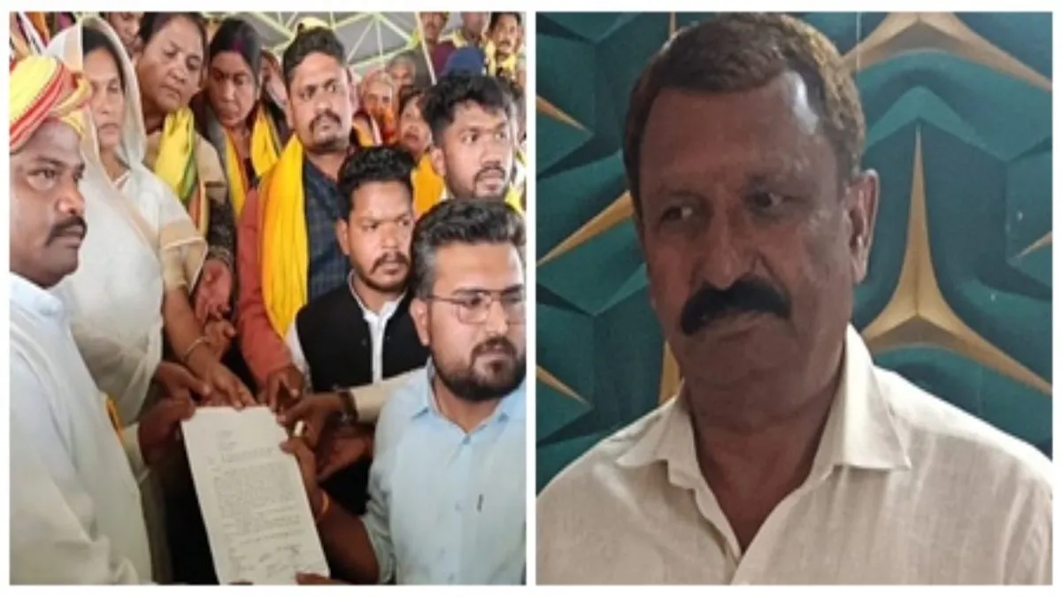 बीजेपी नेता की गिरफ्तारी की मांग: सड़क पर उतरा आदिवासी समाज, फोन पर महिला से की थी अश्लील बातें 
