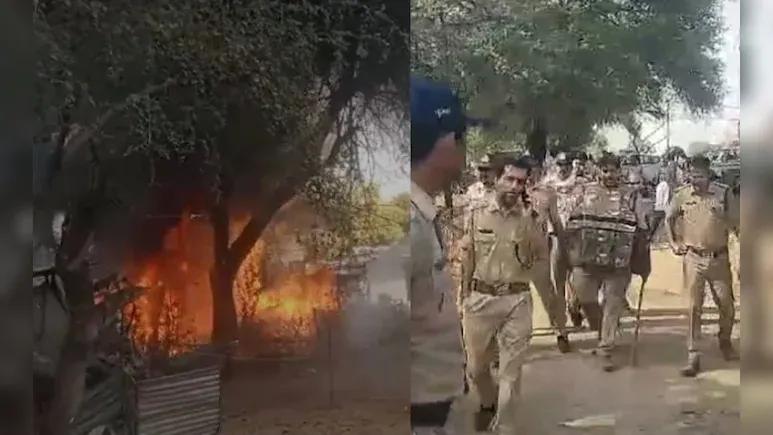 रेप पीड़ित युवती ने किया सुसाइड, गुस्साए ग्रामीणों ने आरोपी के घर और गाड़ियों में लगाई आग 
