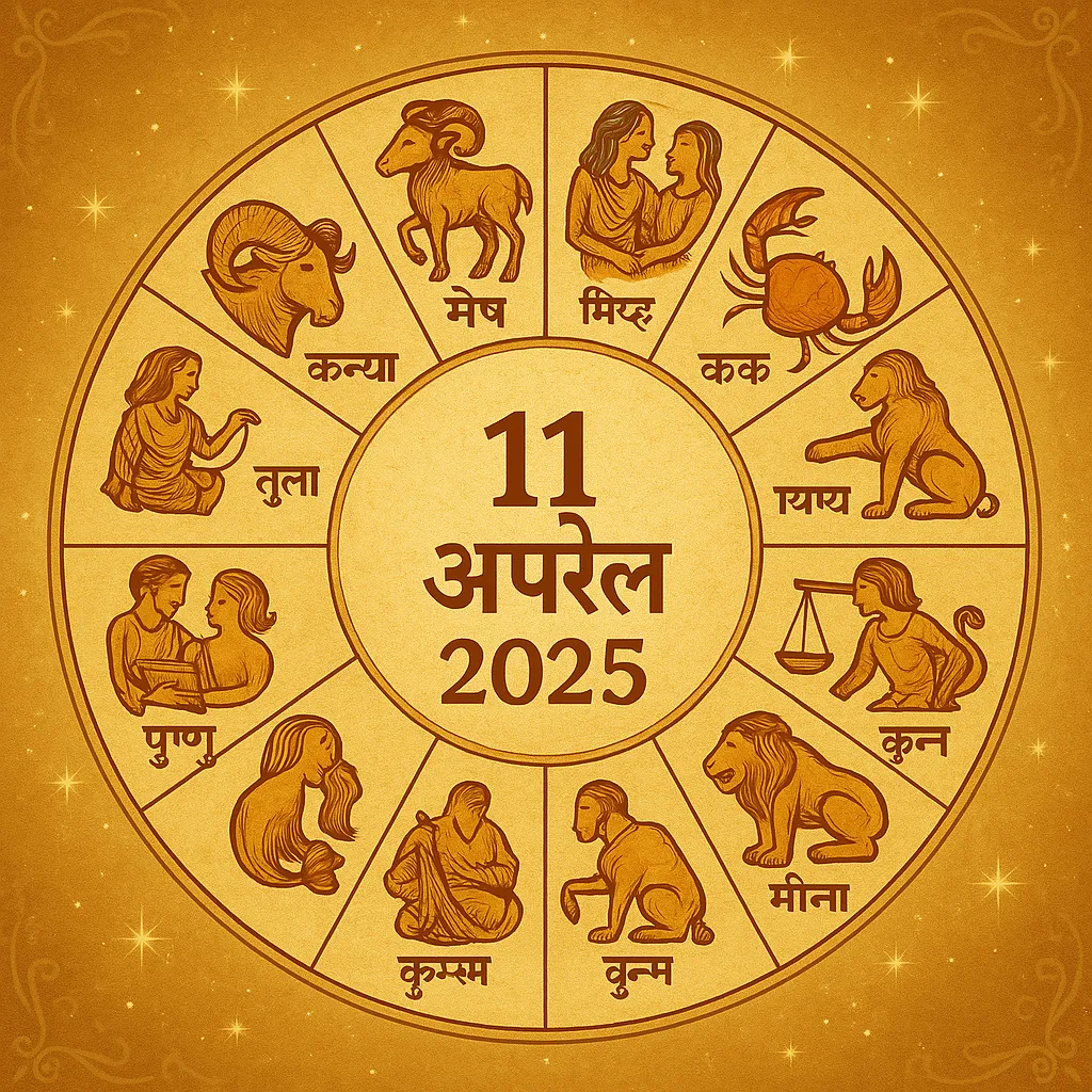दैनिक राशिफल – 11 अप्रैल 2025, शुक्रवार