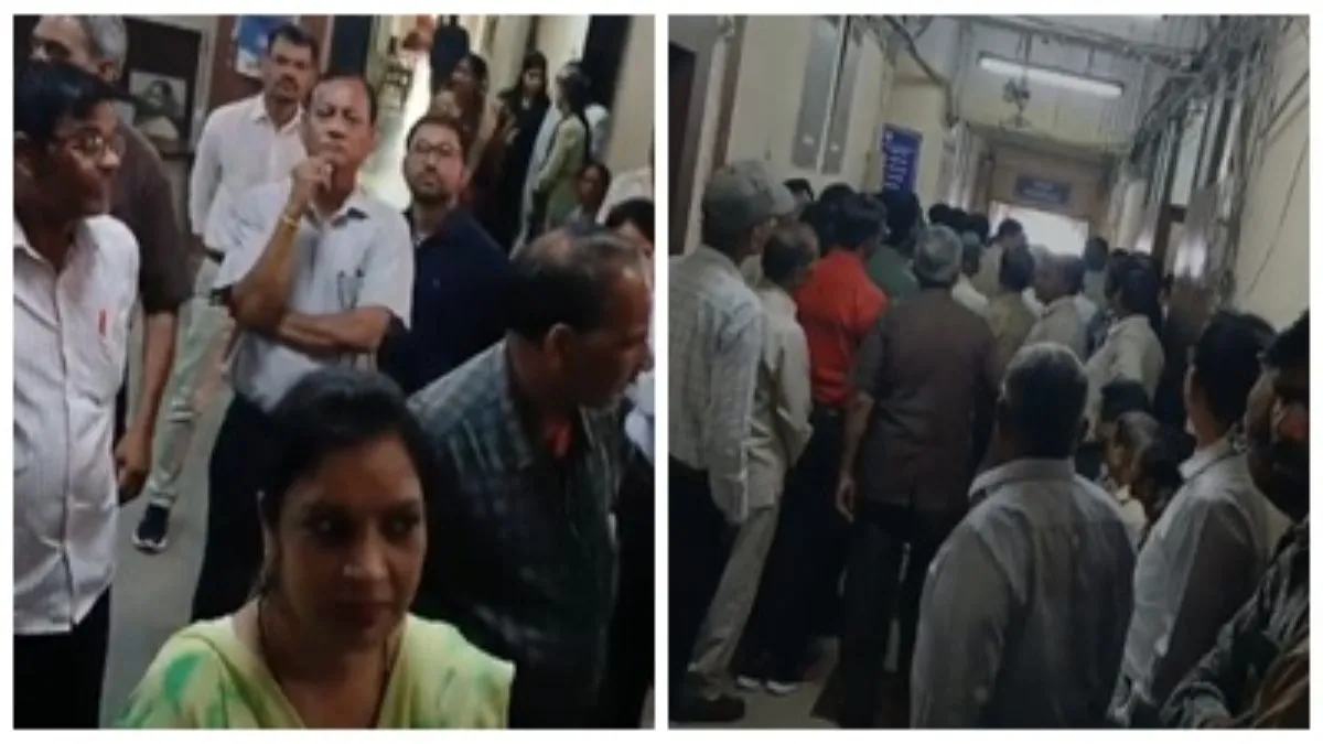 सतपुड़ा भवन के आदमी जाति कल्याण विभाग में हंगामा: आपस में भिड़े अधिकारी और कर्मचारी, मौके पर पहुंची पुलिस
