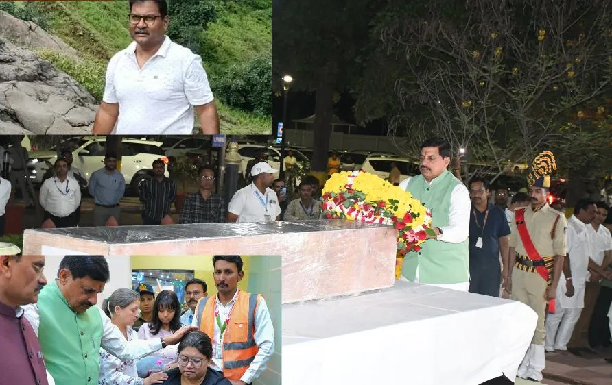 इंदौर लाया गया सुशील नथानियल का पार्थिव शरीर, मुख्यमंत्री डॉ. मोहन यादव सहित नेताओं ने दी श्रद्धांजलि