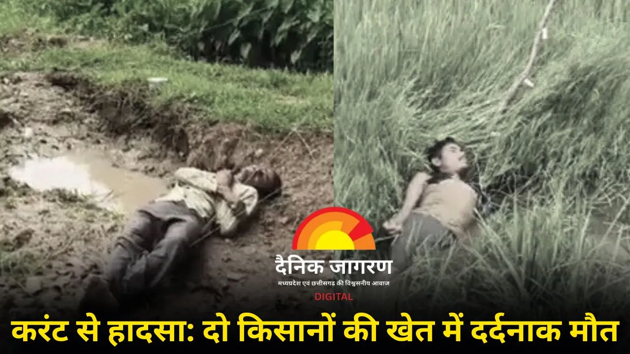 सरगुजा में करंट से दो किसानों की मौत, फसल बचाने के लिए लगाया था तार