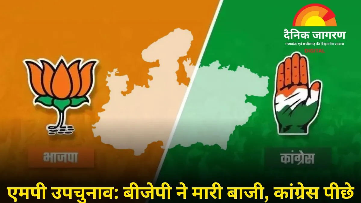 MP उपचुनाव में बीजेपी का दबदबा: 6 सीटों पर कब्जा, कांग्रेस को 3 वार्डों में संतोष