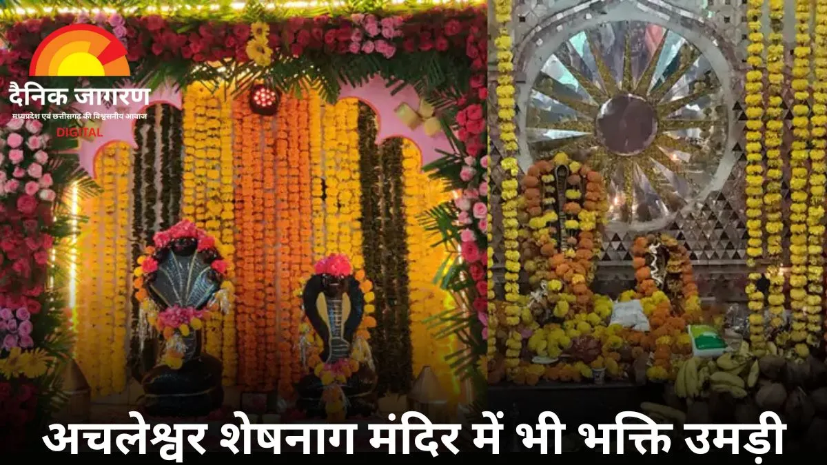 नाग पंचमी पर बाबा बैजनाथ का नागचंद्रेश्वर रूप में विशेष श्रृंगार, उमड़ा श्रद्धालुओं का जनसैलाब
