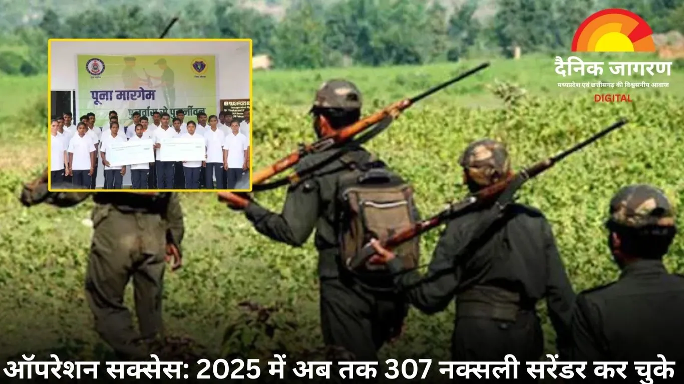 गढ़चिरौली-बीजापुर ऑपरेशन: 4 नक्सली ढेर, 30 ने किया आत्मसमर्पण