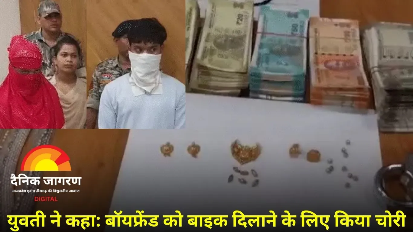 कांकेर में गर्लफ्रेंड ने बॉयफ्रेंड के लिए किया चोरी का खुलासा, 2 लाख का माल जब्त