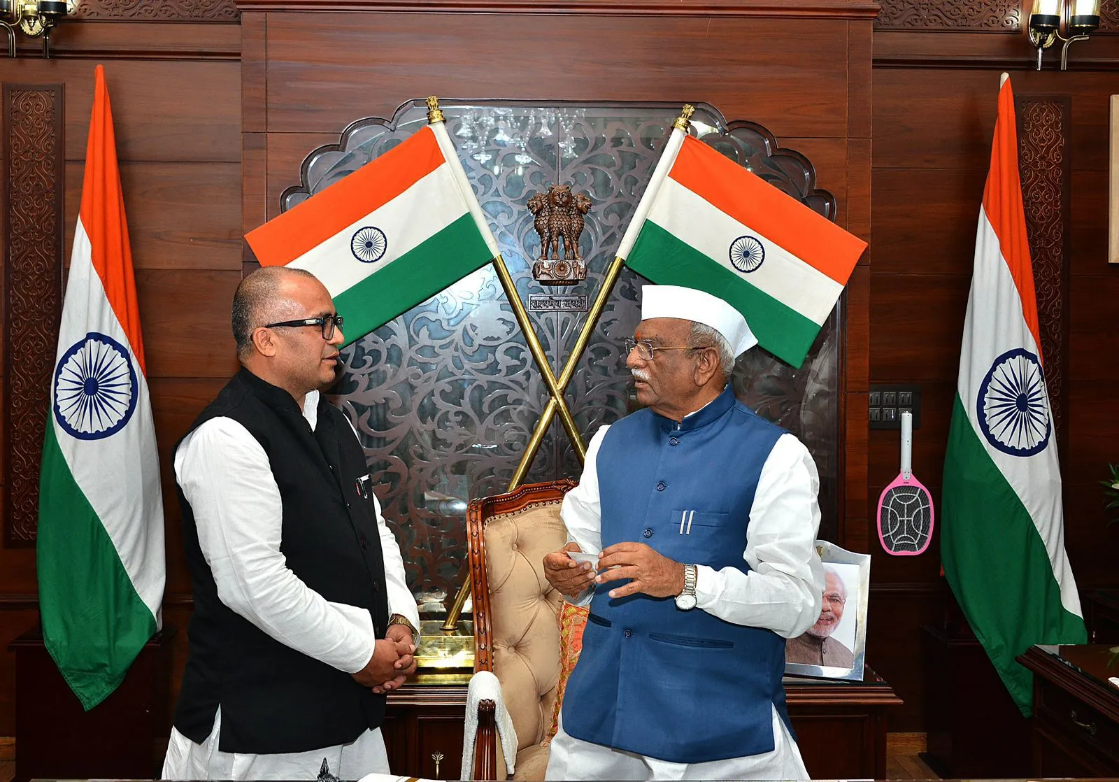 मेवाड़ यूनिवर्सिटी छात्रों की समस्याओं पर राज्यपाल से मिले नवनीत चतुर्वेदी, त्वरित समाधान की माँग