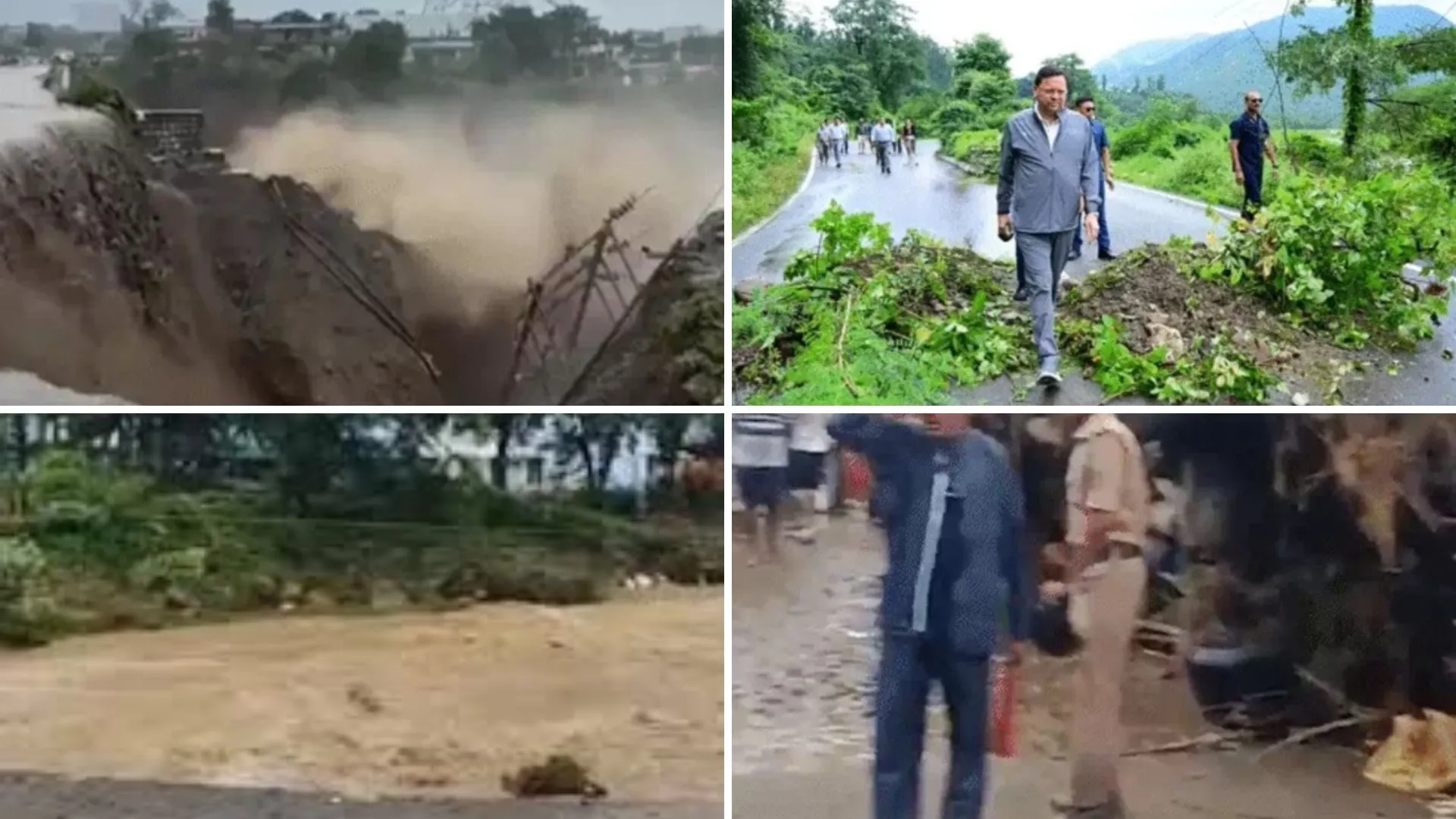 देहरादून में बादल फटने से तबाही: टोंस नदी में ट्रैक्टर बहा, 8 की मौत, टपकेश्वर मंदिर में मलबा भरा; हिमाचल के मंडी में भी 3 की जान गई