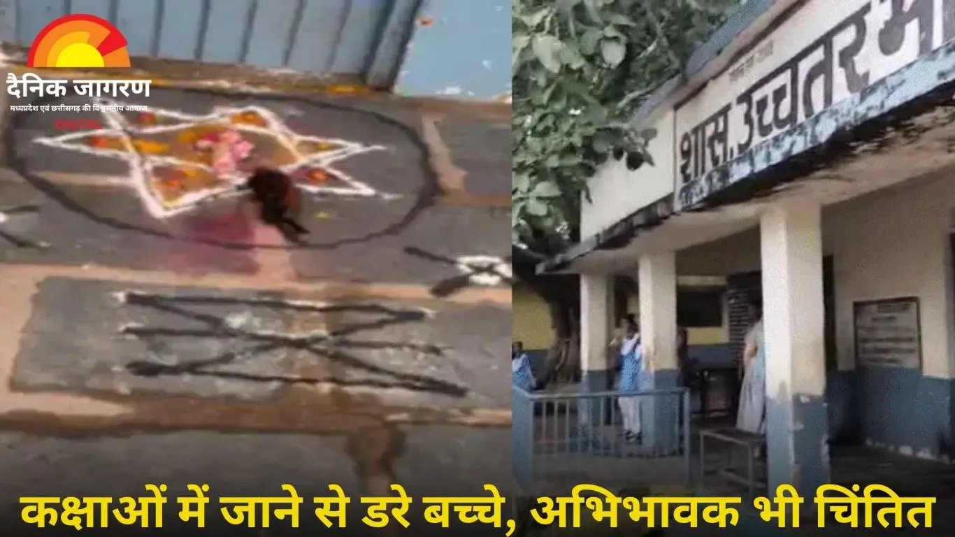 दुर्ग के सरकारी स्कूल में तांत्रिक कृत्य से हड़कंप, कोयल की बलि चढ़ाई
