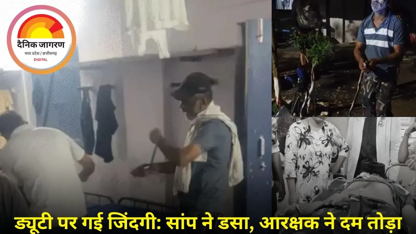 इंदौर में आरक्षक की सांप के डसने से मौत, अस्तबल में पकड़ने गए थे नाग