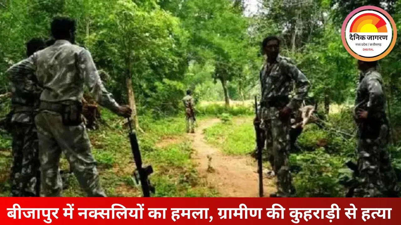 बीजापुर में नक्सलियों ने ग्रामीण को परिवार के सामने कुहराड़ी से काट डाला