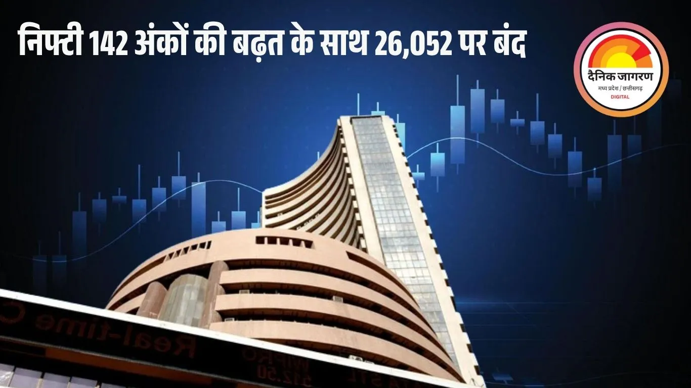 सेंसेक्स 513 अंक चढ़कर 85,186 पर बंद, निफ्टी में 142 अंकों की तेजी