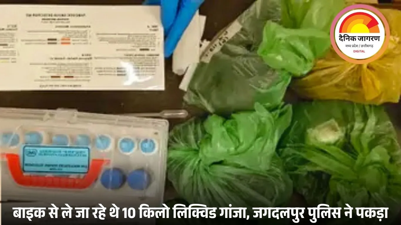 जगदलपुर में 1.30 करोड़ का गांजा और हशीश तेल जब्त: ओडिशा से मुंबई-हैदराबाद ले जा रहे थे तस्कर, दो गिरफ्तार