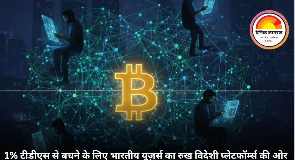 टैक्स के घेरे से बाहर क्रिप्टो कारोबार: ऑफशोर प्लेटफॉर्म्स ने बनाया 1% टीडीएस से बचने का रास्ता