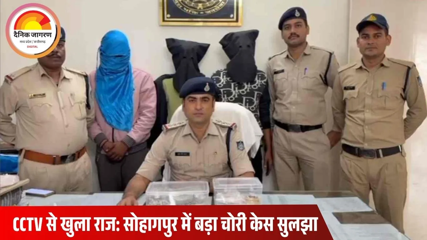 शहडोल में 30 लाख की चोरी का पर्दाफाश: पड़ोसी निकला मास्टरमाइंड, CCTV से पुलिस तक पहुँची सच्चाई